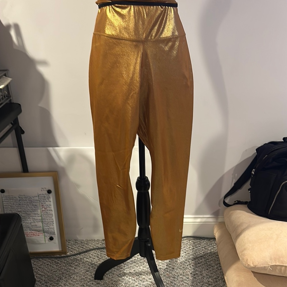 Nike Gold Leggings